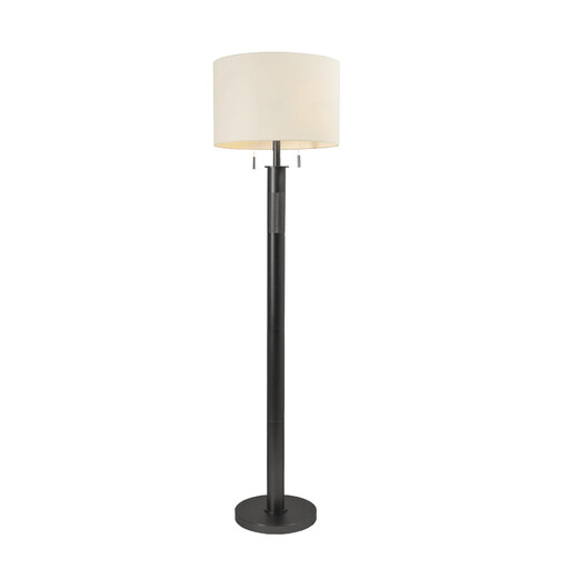 Lameke Black Floor Lamp with Pull Chains