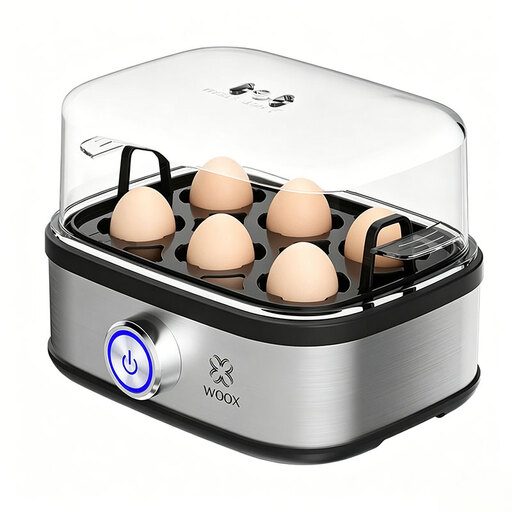 WOOX Rapid Egg Cooker Electric 6 Eggs Capacity