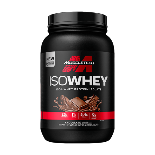 MuscleTech ISO Whey 100% Whey Isolate, 907g, Chocolate