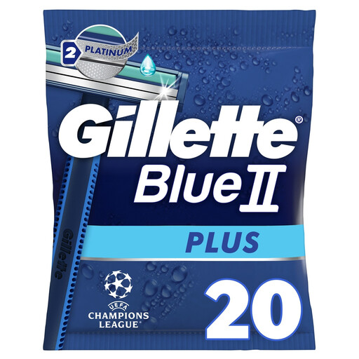 GILLETTE Blue2 Plus Disposable Razors 16 units 4 Extra Free