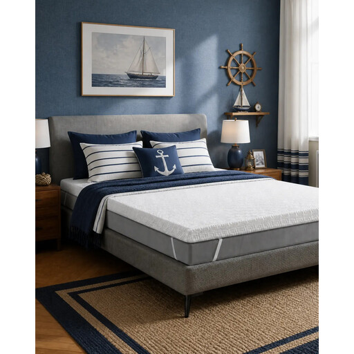 MENDALE Memory Foam Mattress Topper 2.5 cm 90 x 200 cm