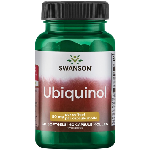 Swanson Ubiquinol CoQ10 Heart Support 50mg Softgels