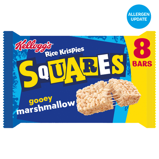 Kellogg’s Rice Krispies Squares Marshmallow Snack Bars, 8 x 28g