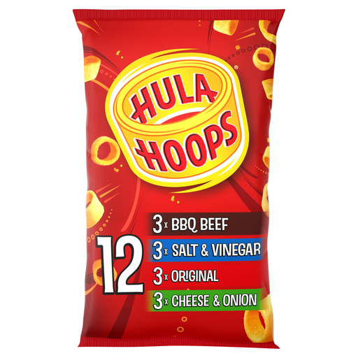 Hula Hoops Variety Multipack, 12 × 24 g