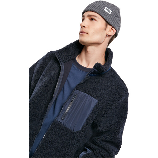 Urban Classics Sherpa Jacket Midnightnavy M