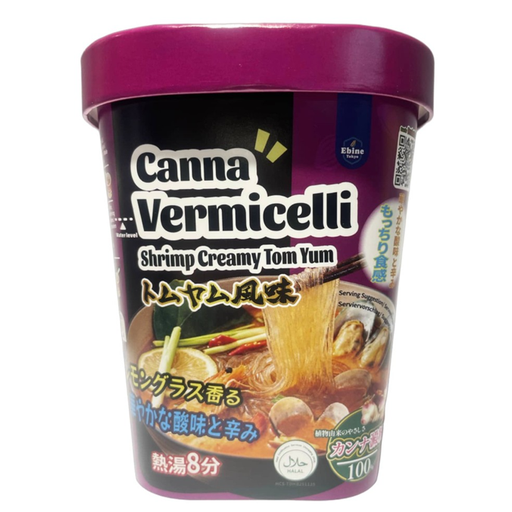 Ebine Tokyo Canna Vermicelli Shrimp Creamy Tom Yum 80g
