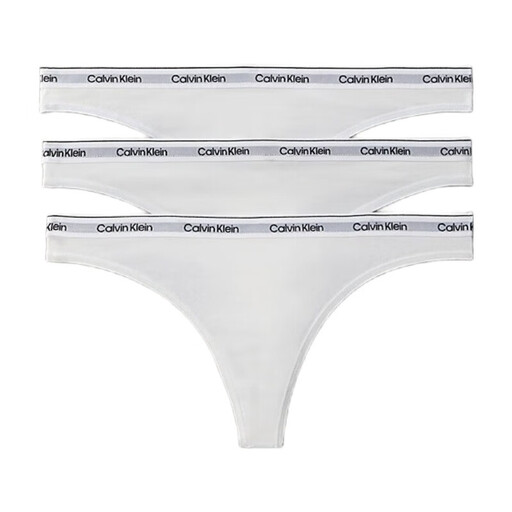Lot de 3 Strings Icon Logo CALVIN KLEIN - Blanc