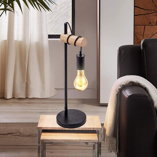 Pheashine Modern cylindrical metal table lamp