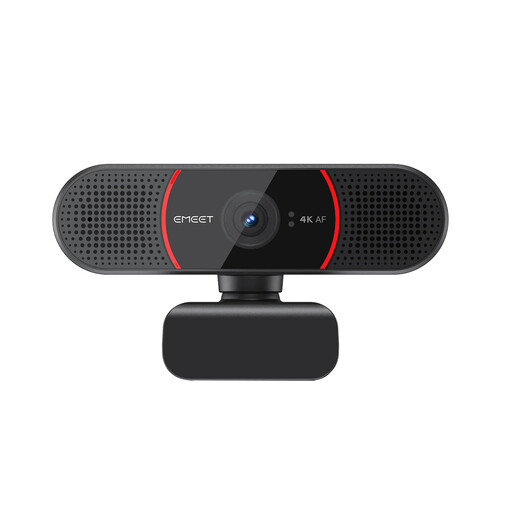 EMEET True 4K Webcam for PC with Dual Mics