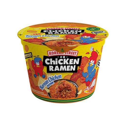 Korean Street Chicken Ramen Korean Chicken Flavour Bowl 112g
