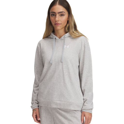 Under Armour Women’s UA Rival Terry Hoodie Grey Rival Collection L