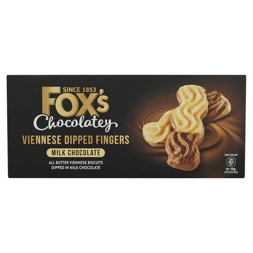 Fox’s Milk Chocolate Viennese biscuits, 105 g