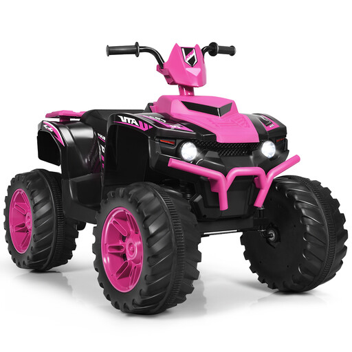 Quad ?lectrique VTT pour Enfants avec Batterie et Lumières LED