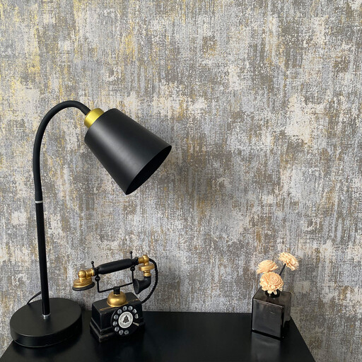 Murgall Non-Adhesive Industrial Style Wallpaper Light Gray 44x1200cm 1 Roll