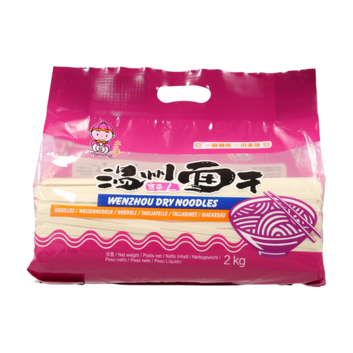 Toyoung Wenzhou Dry Noodles Wide 2KG