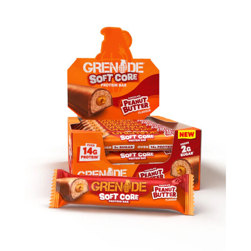 Grenade Soft Core Peanut Butter protein bars, 12 × 50g