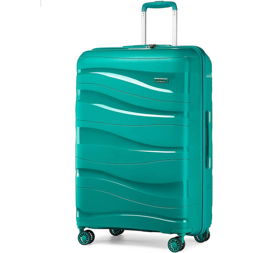 Kono Medium 24-inch Suitcase in Turquoise