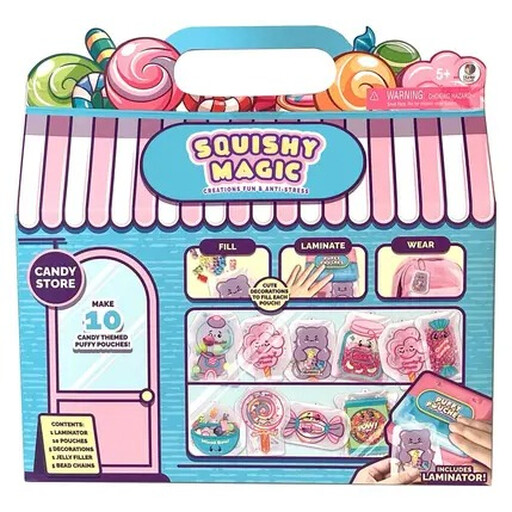WT&T Squishy Magic Keyring with Electronic Machine