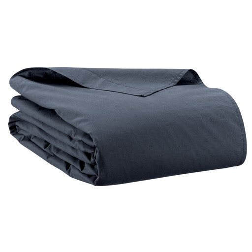Vivaraise Calita Flat Sheet - Navy Blue - 240 x 300 cm