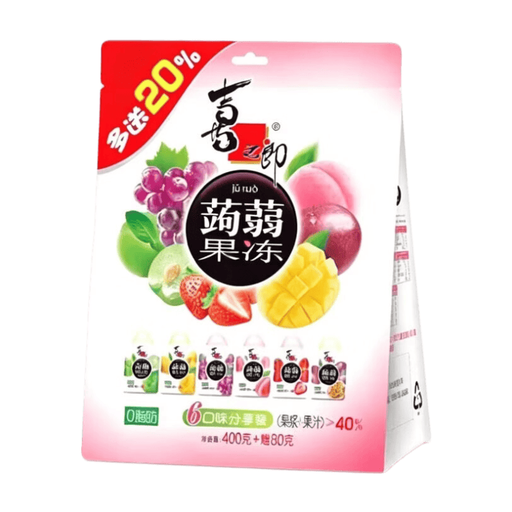 Strong Konjac Squeeze Jelly Sharing Pack 400g plus 80g