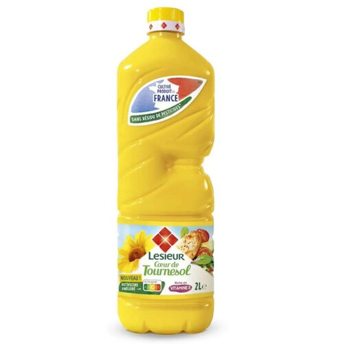 Lesieur sunflower kernel oil, 2 L
