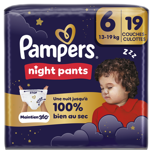 Pampers Baby-Dry Night Pants size 6