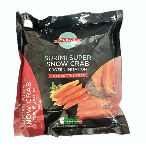 OCEAN DELUXE Imitation Surimi Super Snow Crab 240 g Net