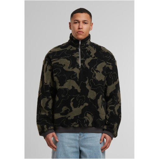 Urban Classics Oversized Pattern Teddy Troyer oliveswirl M