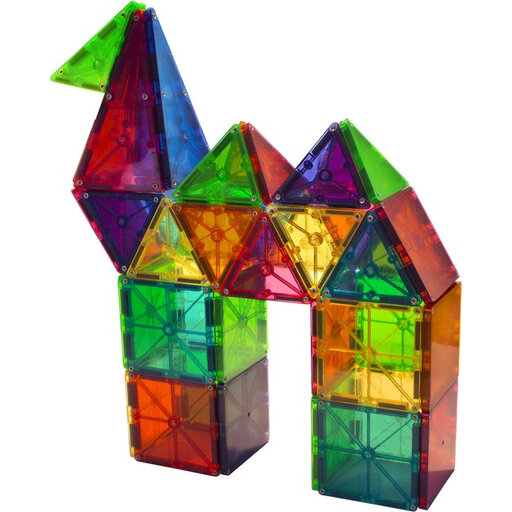 MAGNA-TILES Clear Colors 100 Piece Set