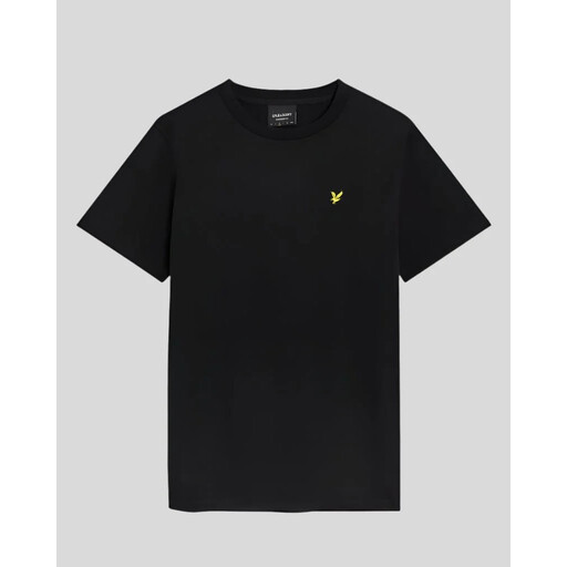 Lyle & Scott Oversized Cotton Crew Neck T-Shirt in Jet Black