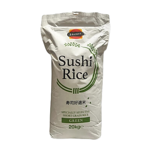 J-BASKET Sushi Rice Green (Short Grain) 20kg