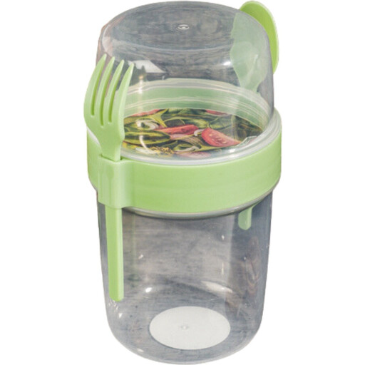 Salad Yoghurt Cup with Spoon & Fork