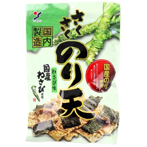 Yamaei Crunchy Nori Ten Chips Wasabi 70g