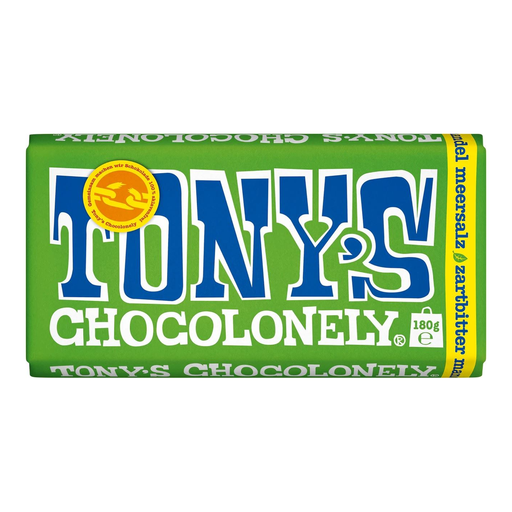 Tony's Chocolonely Dark Almond Sea Salt Chocolate 180g