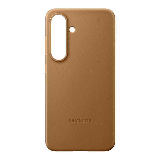 Samsung Faux Leather Case Brown for Galaxy S25
