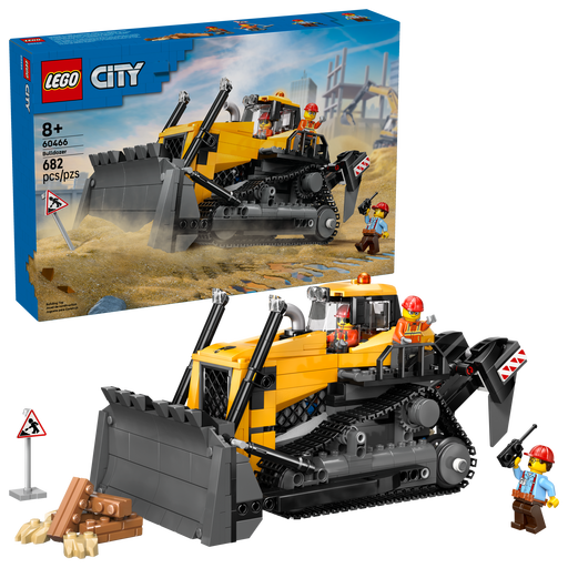 LEGO City 60466 Yellow Bulldozer