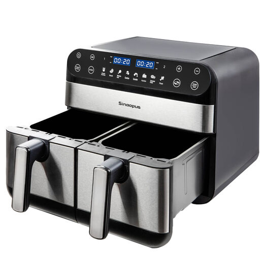10 L dual-basket air fryer