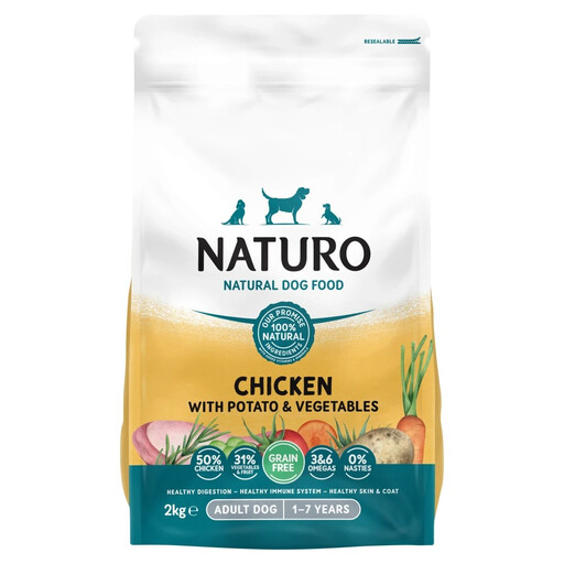Naturo Natural Dog Food Chicken with Potato & Vegetables