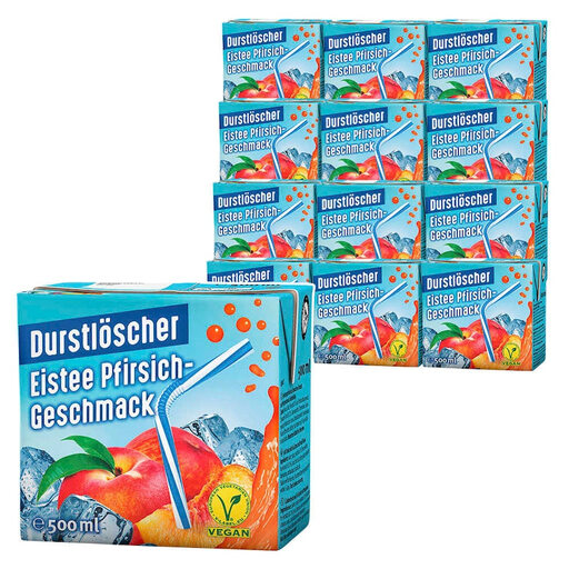 Durstl?scher Pfirsich Eistee 12x0.5L