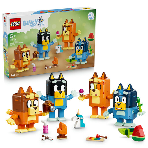 LEGO Bluey 11217 Brick-Built Bluey Family