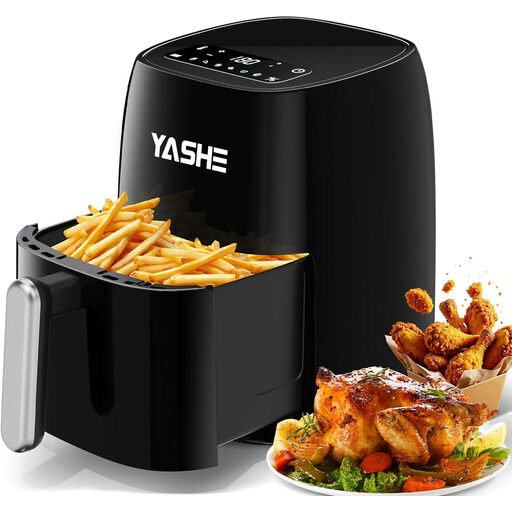 YASHE LQ-4201B air fryer, 4.2 L, 1500 W, 6 programmes and LED display
