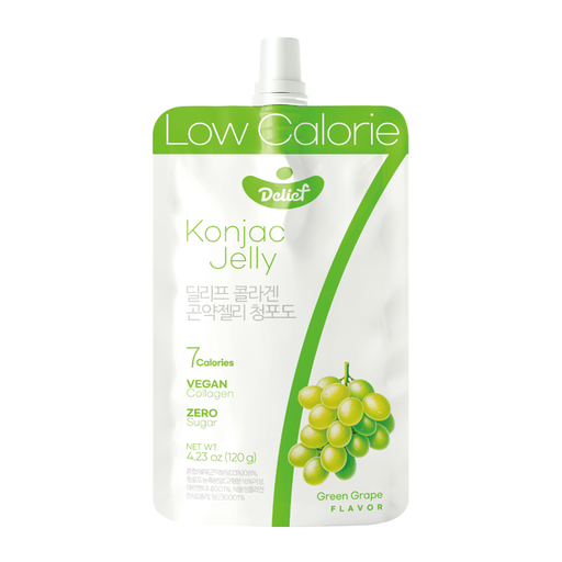 Delief Konjac Jelly Green Grape Vegan 120g