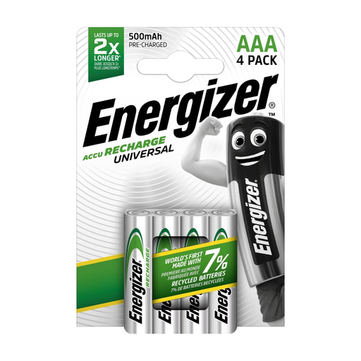 Energizer Recharge Universal AAA NiMH Battery