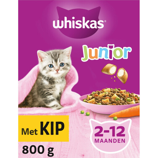 Whiskas Junior Droogvoer met Kip