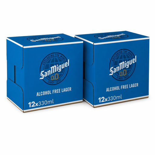 San Miguel Alcohol Free Lager Beer 12 x 330ml