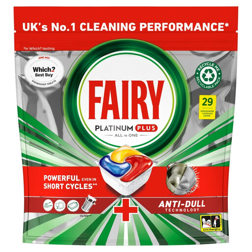 Fairy Platinum Plus All In One Dishwasher Tablets