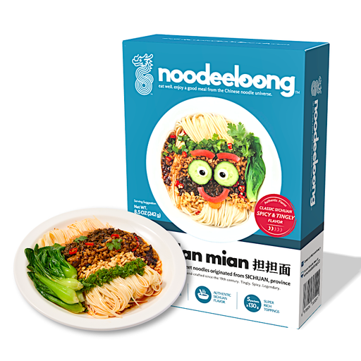 Noodeeloong Sichuan Dan Dan Noodles Classic Spicy & Tingly Flavor 242g