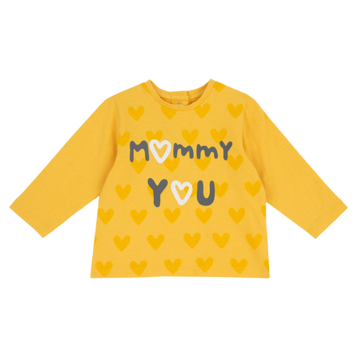 CHICCO ABBIGLIAMENTO T SHIRT LONG SLEEVE 62 MEDIUM YELLOW