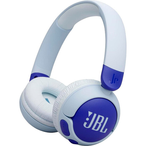 JBL Junior 320BT, Kids wireless on-ear headphones, reduced volume for safe listening, Blue
