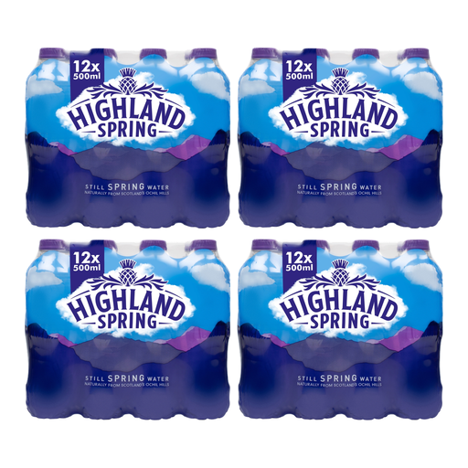 Highland Spring Still 500ml bottles